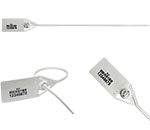 Lacre plástico com rabicho e clip metálico Clipinlock