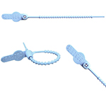 Lacre plástico com rabicho espinha de peixe Elckette